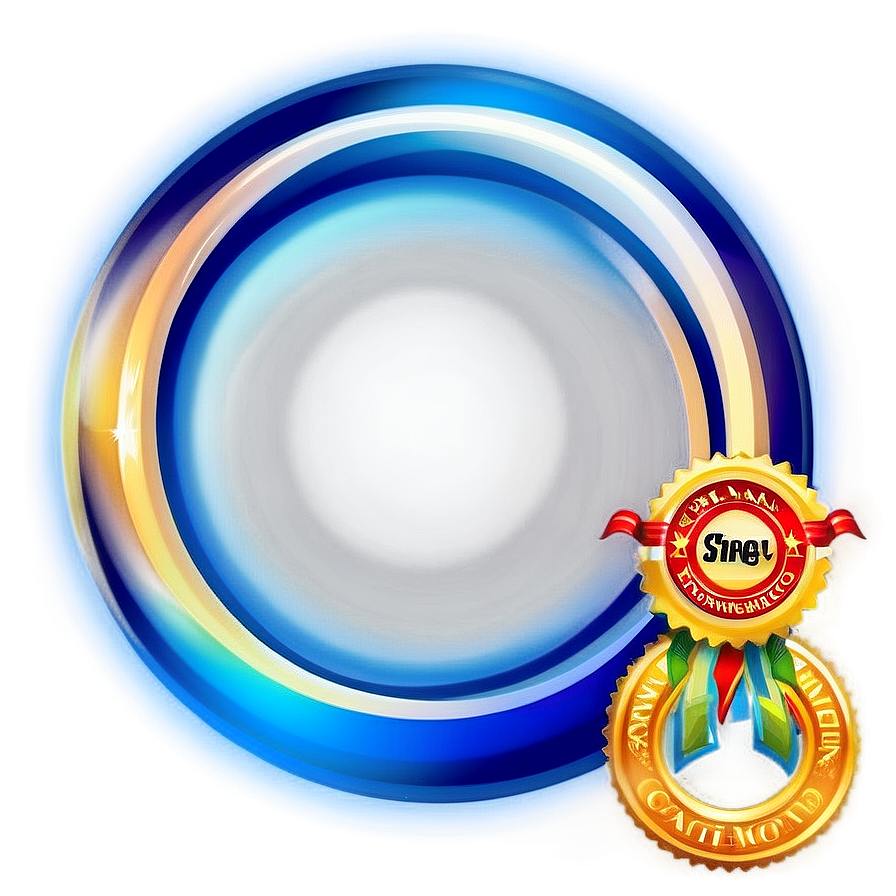 Shiny Blue Circle Png 05252024 PNG Image