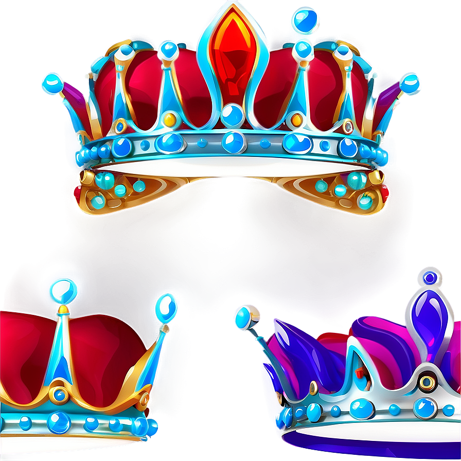 Shiny Cartoon Crown Png 06132024 PNG Image