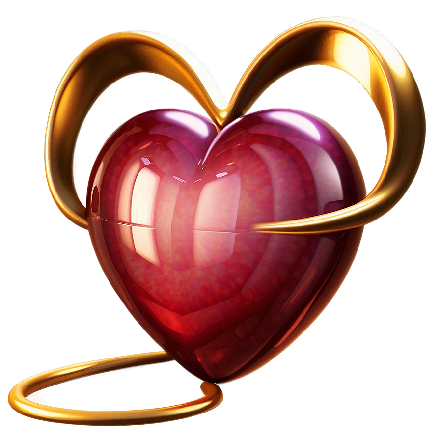 Shiny Cartoon Heart Png 06132024 PNG Image