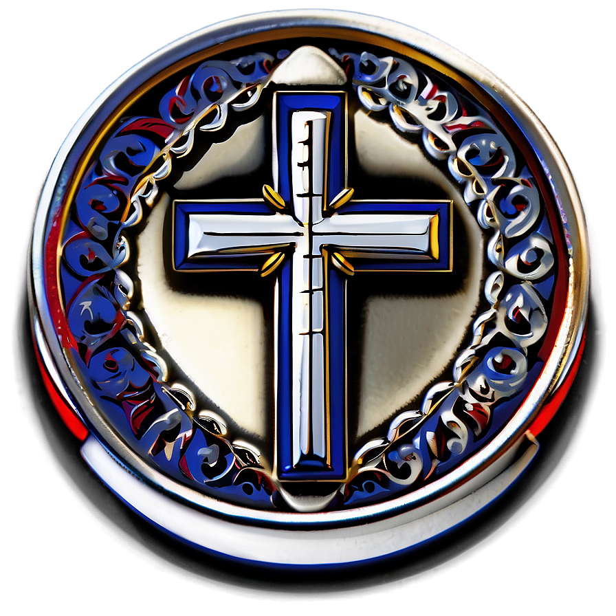 Shiny Catholic Cross Symbolism Png Lpm PNG Image