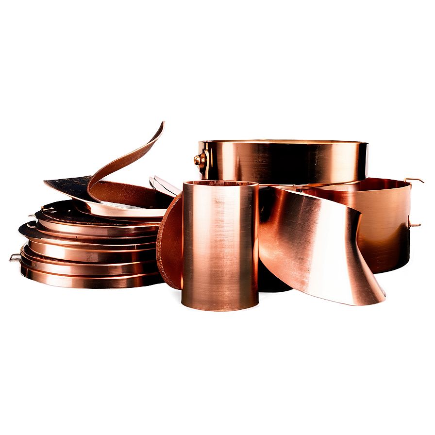 Shiny Copper Metal Scraps Png 95 PNG Image