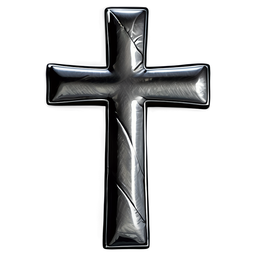 Shiny Cross Outline Png 06122024 PNG Image