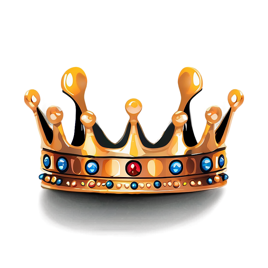 Shiny Crown Vector Png 3 PNG Image