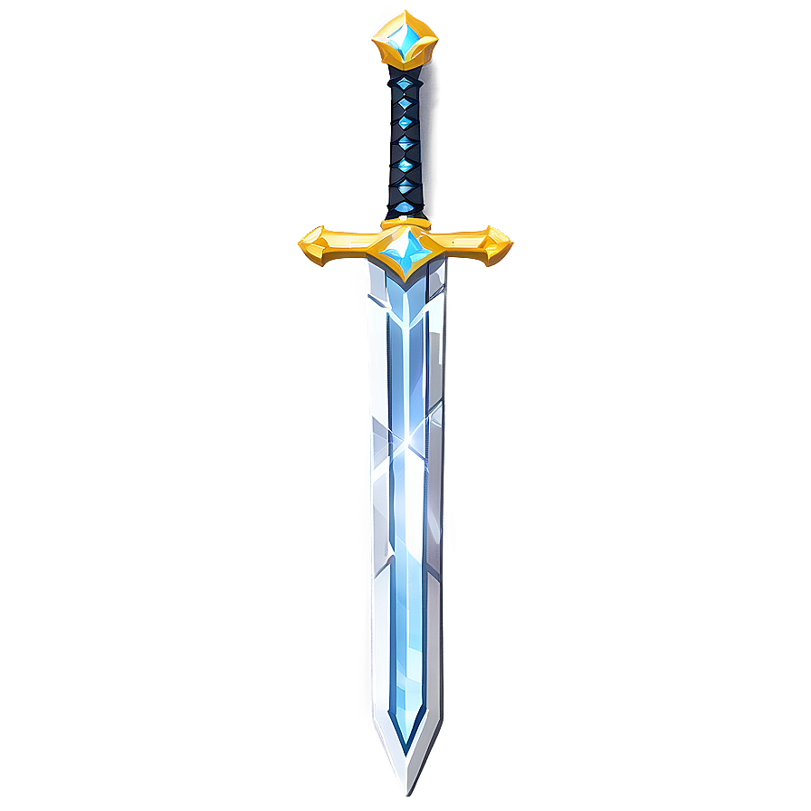 Shiny Diamond Sword Graphic Png 05252024 PNG Image