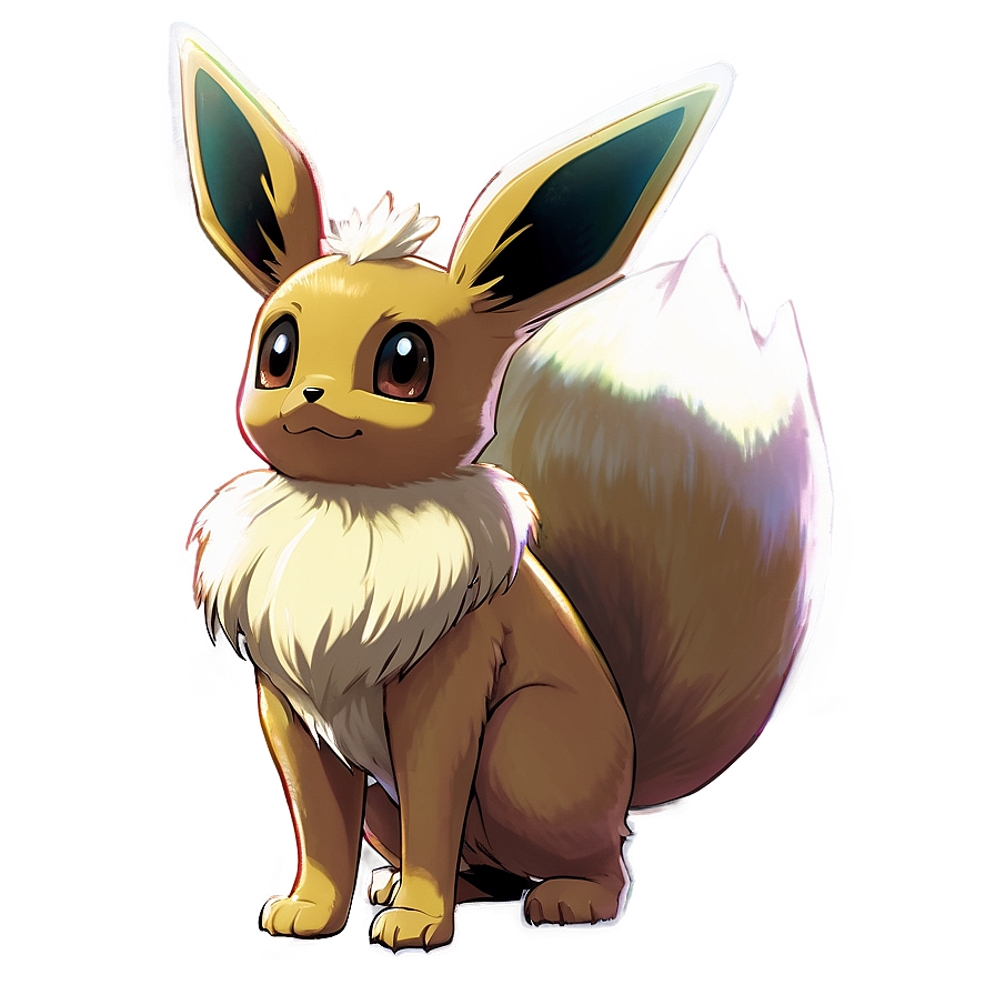 Shiny Eevee Encounter Png Qny74 PNG Image