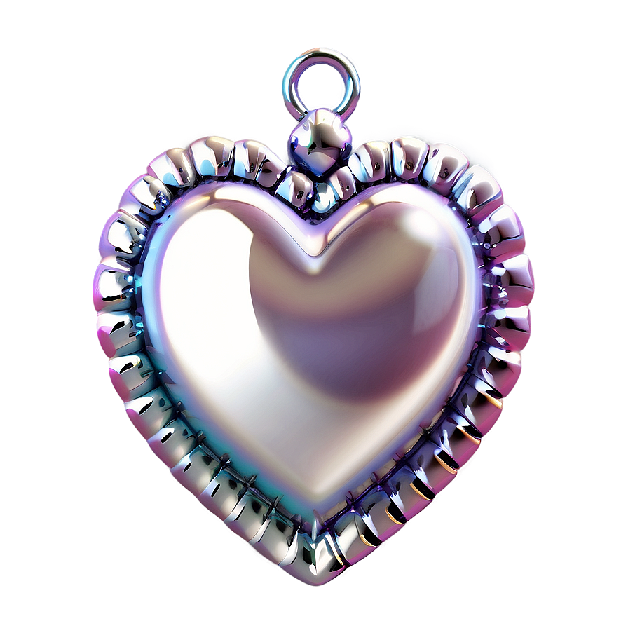 Shiny Heart Decoration Png Oos74 PNG Image