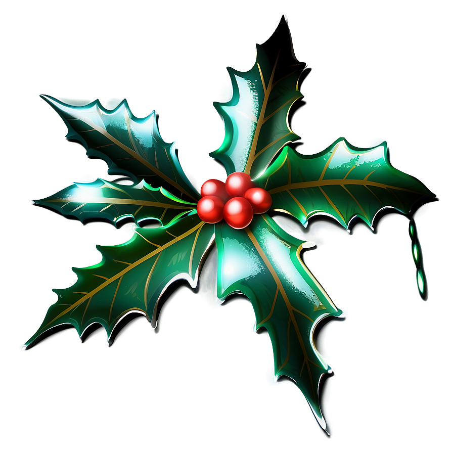 Shiny Holly Png 05252024 PNG Image