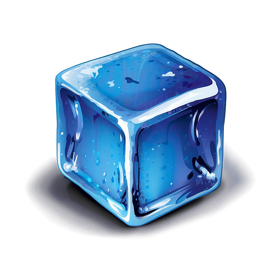 Shiny Ice Cube Png Dwu PNG Image