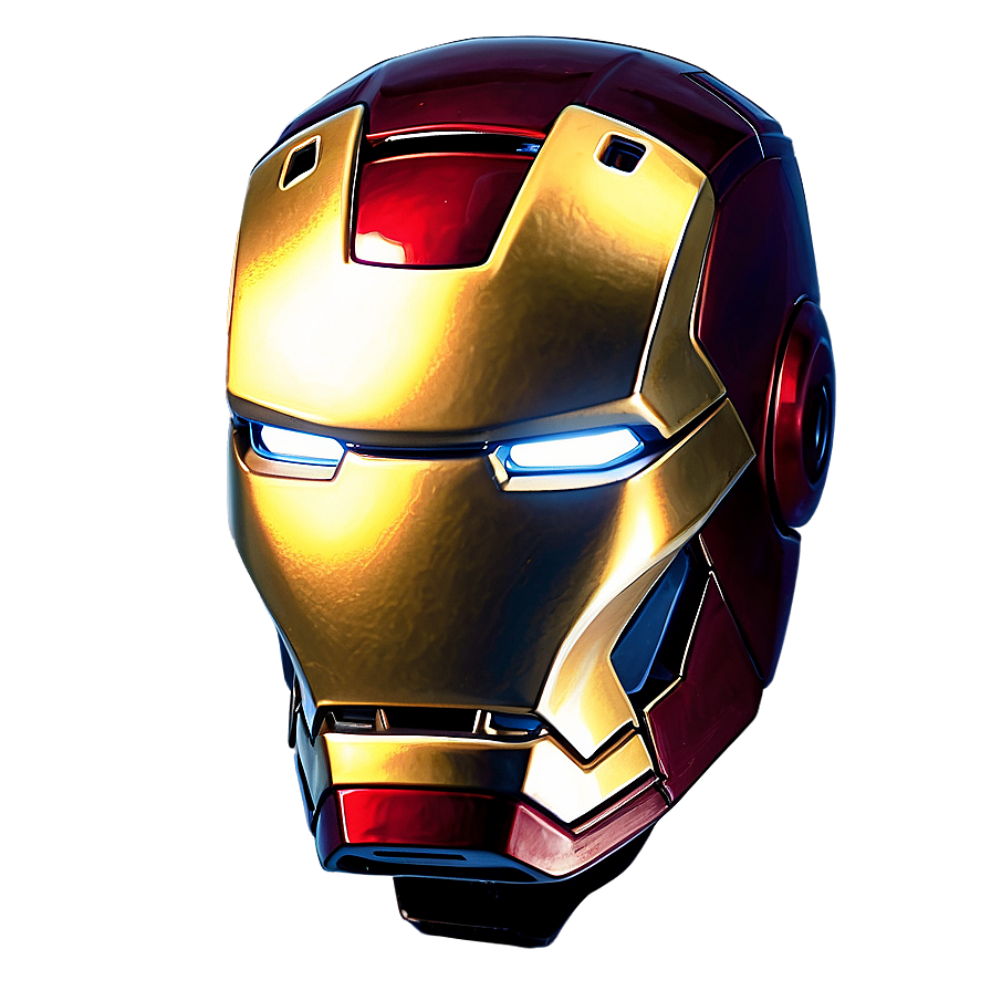 Shiny Iron Man Helmet Look Png Wvy87 PNG Image