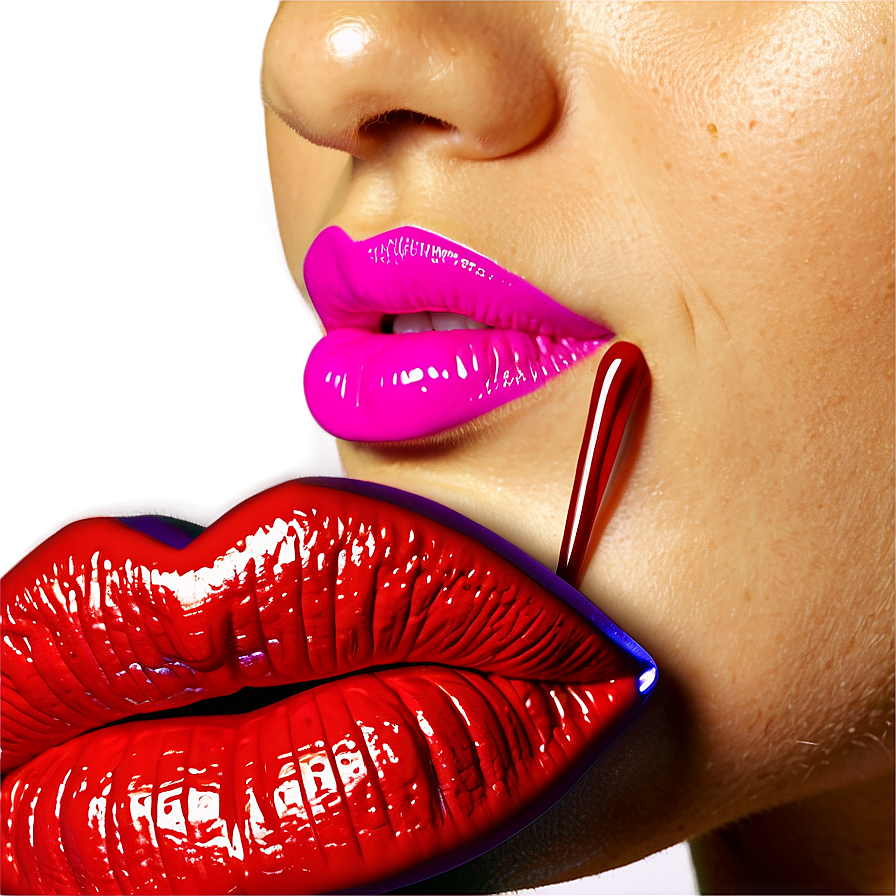 Shiny Kissy Lips Png Mel42 PNG Image