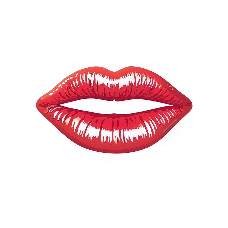 Shiny Kissy Lips Png Oek PNG Image