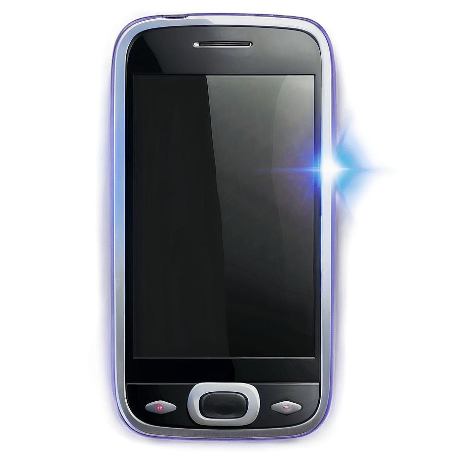 Shiny Mobile Phone Outline Png Ybx78 PNG Image