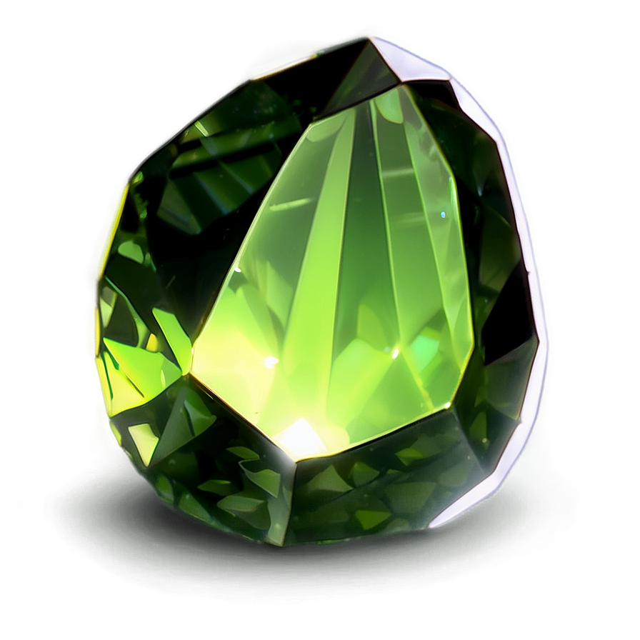 Shiny Peridot Crystal Png 62 PNG Image