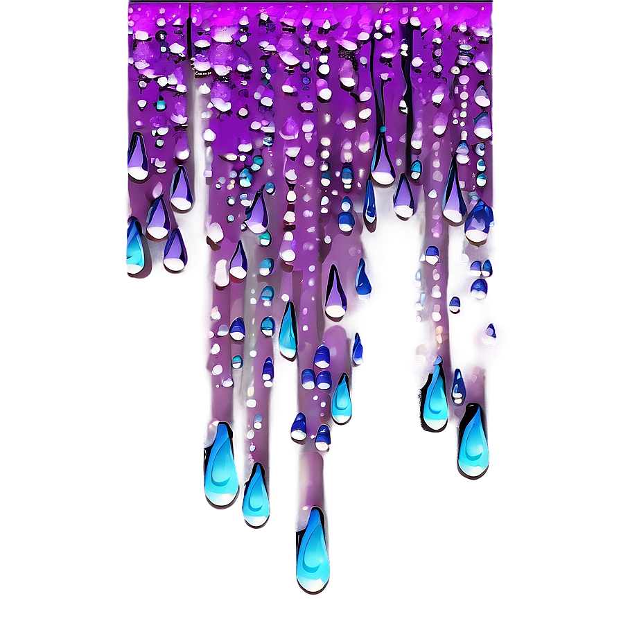 Shiny Purple Rain Sparkle Png 06252024 PNG Image