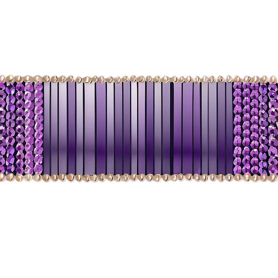 Shiny Purple Sequin Border Png 41 PNG Image