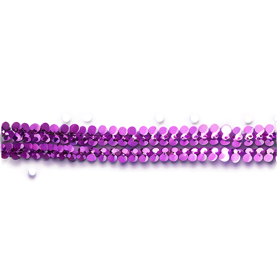 Shiny Purple Sequin Border Png 71 PNG Image