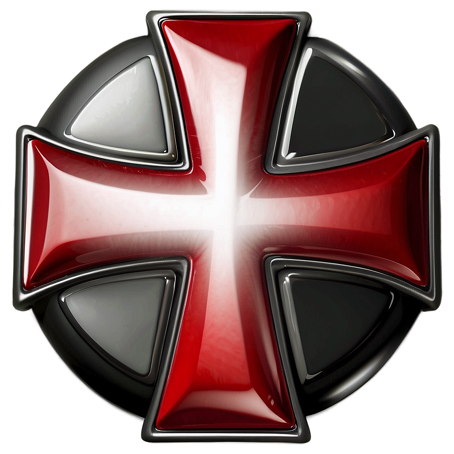 Shiny Red Cross Png 40 PNG Image