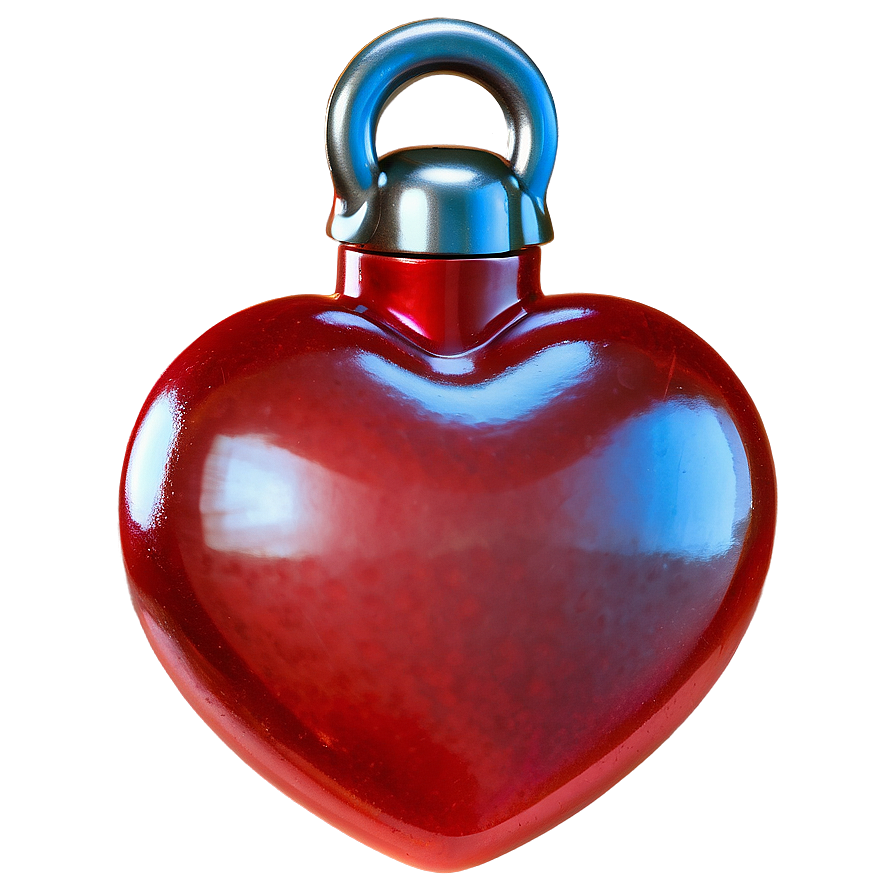 Shiny Red Heart Emoji Png Nwx69 PNG Image