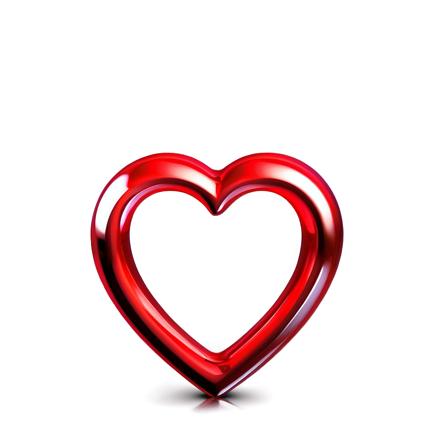 Shiny Red Heart Png Cdx PNG Image