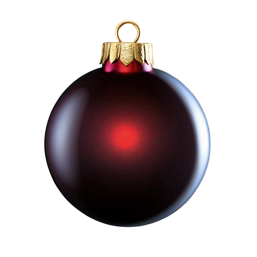 Shiny Red Ornament Png Rnv90 PNG Image