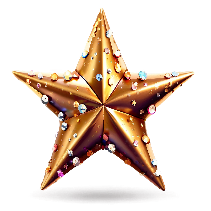 Shiny Sparkle Star Decoration Png Oqk PNG Image