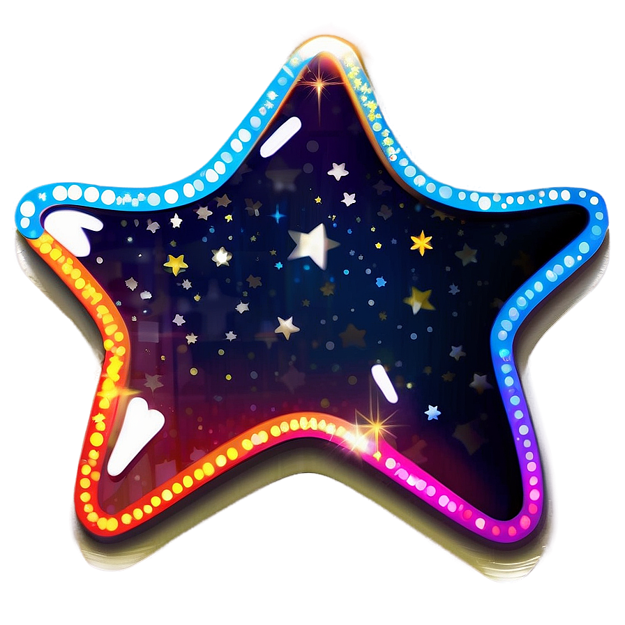 Shiny Star Sticker Png Awn PNG Image