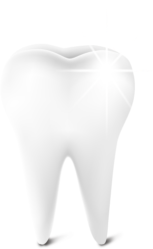 Shiny_ White_ Tooth_ Graphic PNG Image