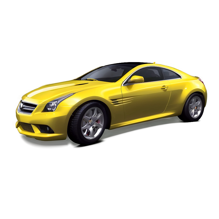 Shiny Yellow Car Clipart Png 77 PNG Image