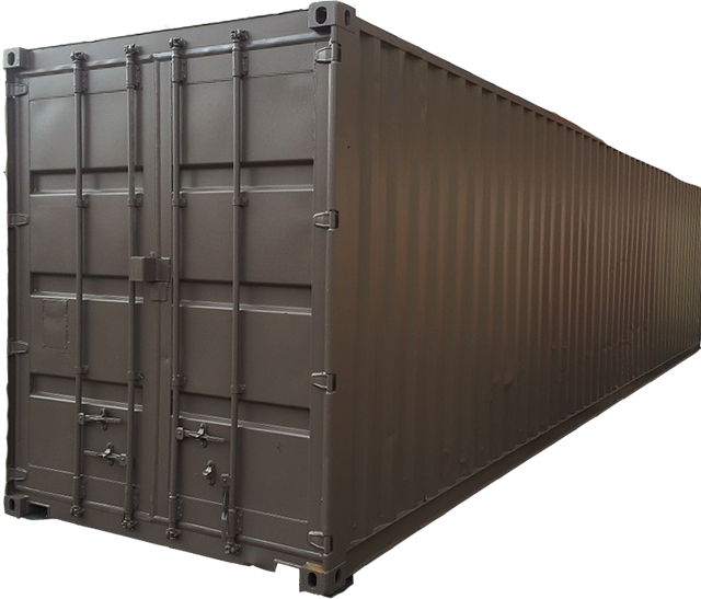 Shipping Container Side View PNG Image