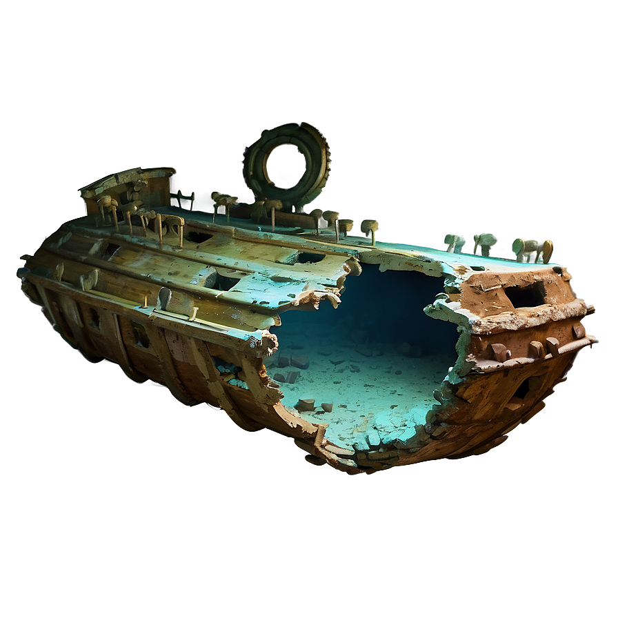 Shipwreck Hidden Treasure Png Dlh55 PNG Image