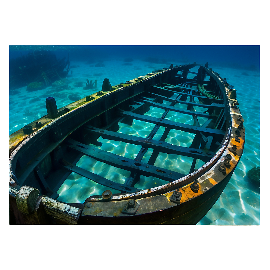 Shipwreck In Clear Blue Waters Png Uju70 PNG Image