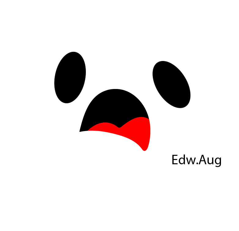 Shocked Cartoon Cloud Graphic PNG Image