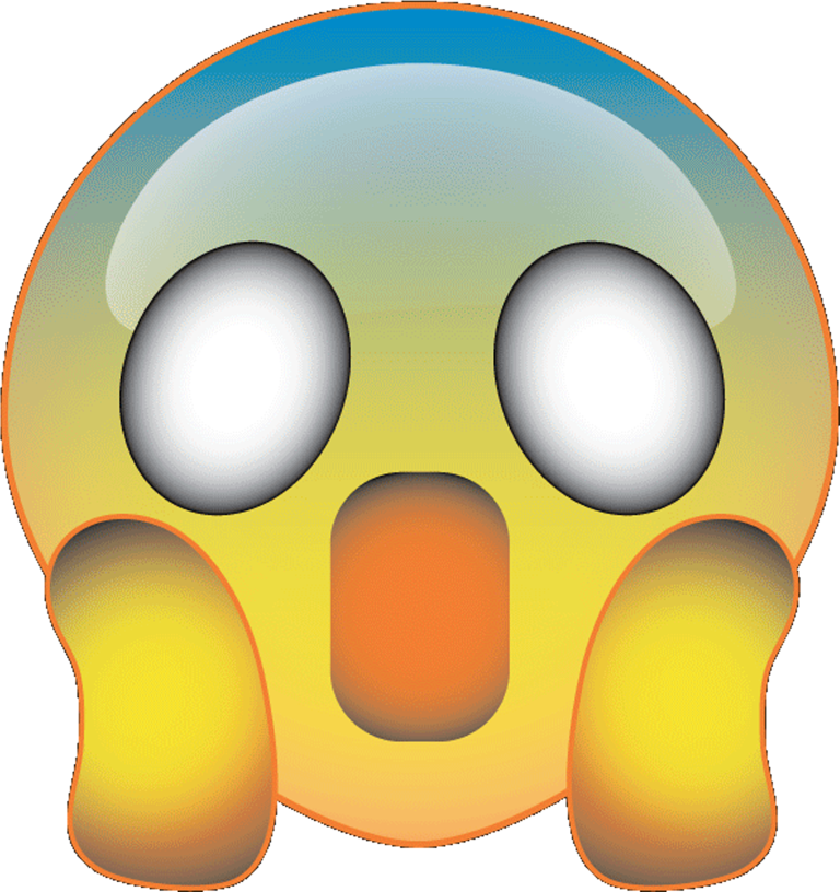 Shocked Face Emoji.png PNG Image