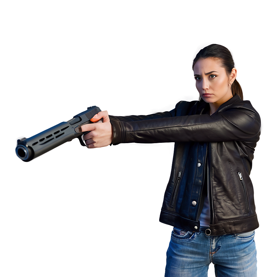 Shooting Stance Handgun Png 93 PNG Image