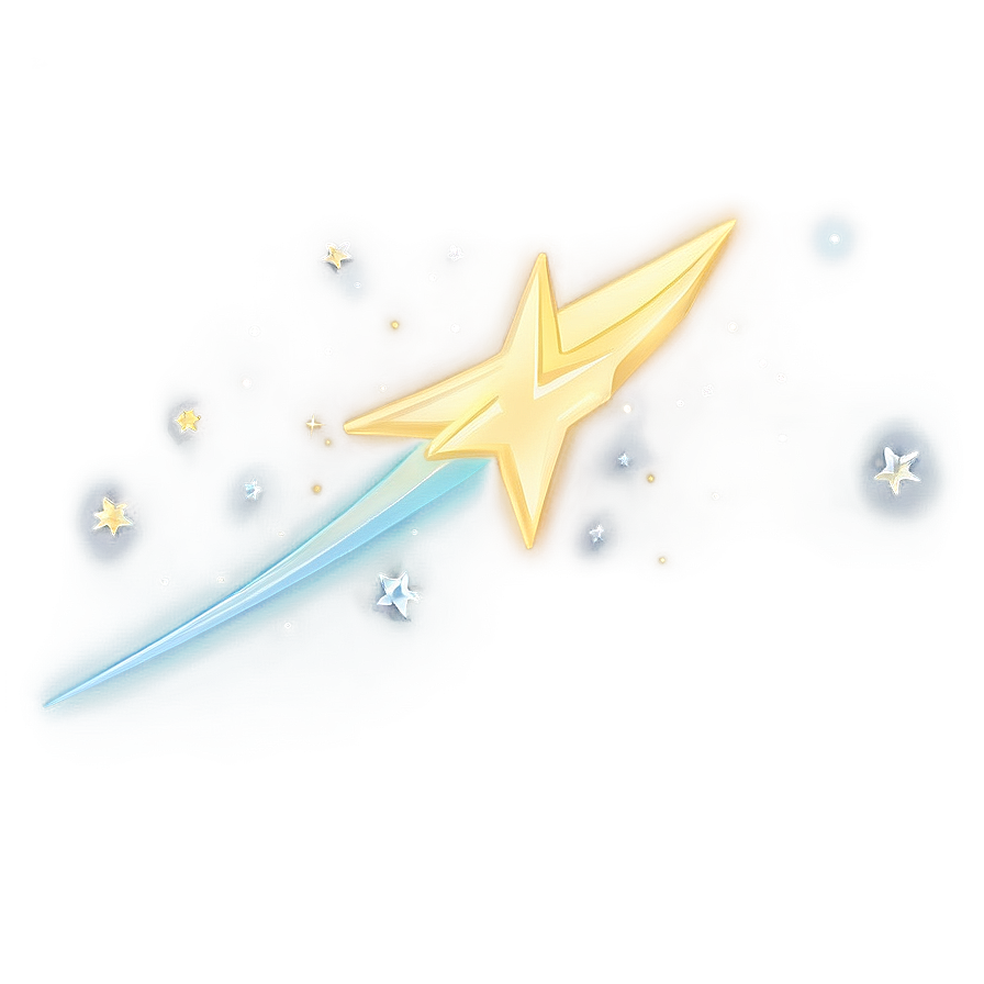 Shooting Star In Dark Sky Png 54 PNG Image