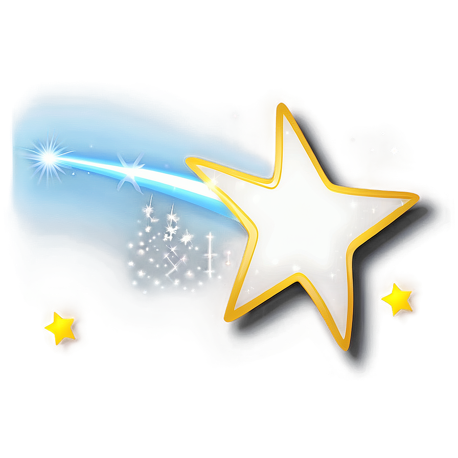 Shooting Star With Twinkle Effect Png Sgx24 PNG Image