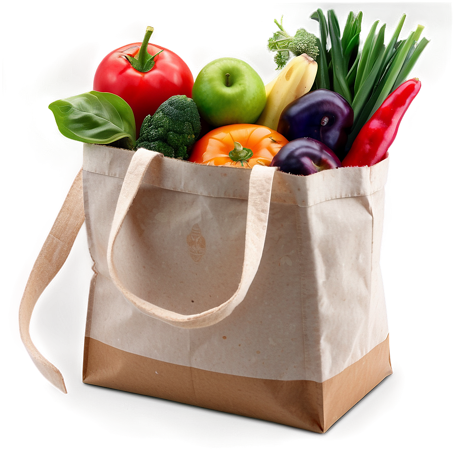 Shopping Grocery Bag Png Dmv98 PNG Image