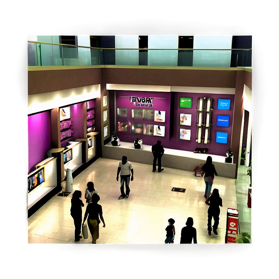 Shopping Mall Interior Png Qer37 PNG Image