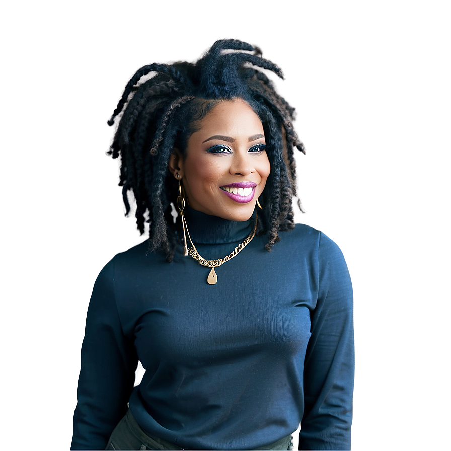 Short Dreads Twist Out Png 18 PNG Image