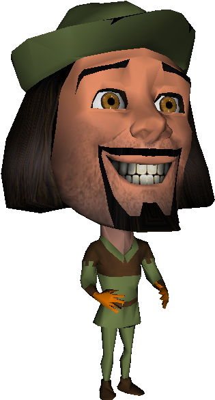 Shrek_ Character_3 D_ Model PNG Image