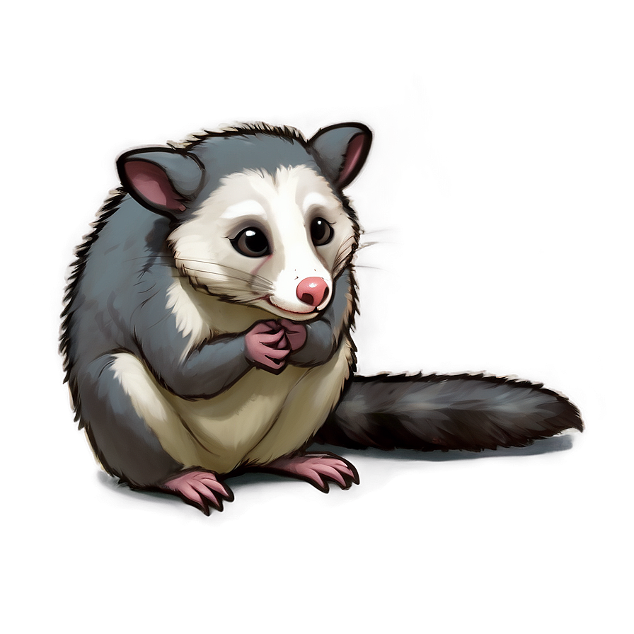 Shy Possum Picture Png Eil PNG Image