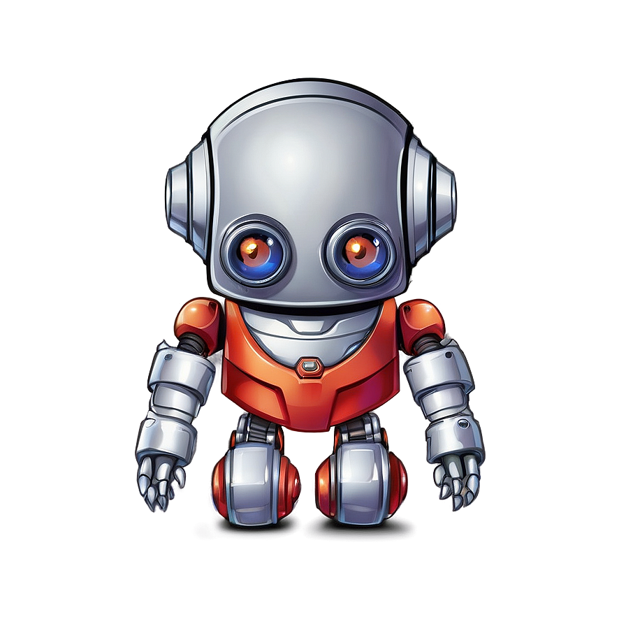 Shy Robot Cute Png 06272024 PNG Image