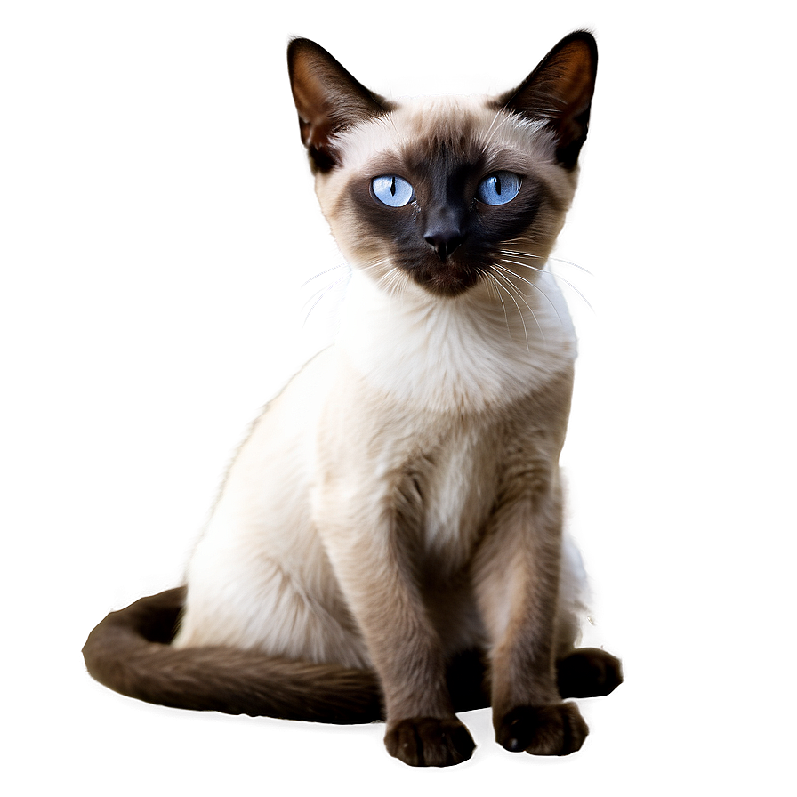 Siamese Cat In Garden Png Jyx PNG Image