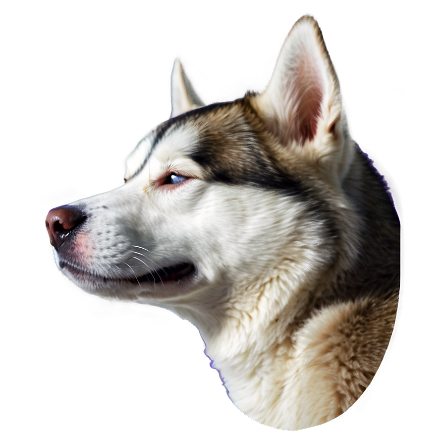 Siberian Husky Sleeping Png Bdh65 PNG Image