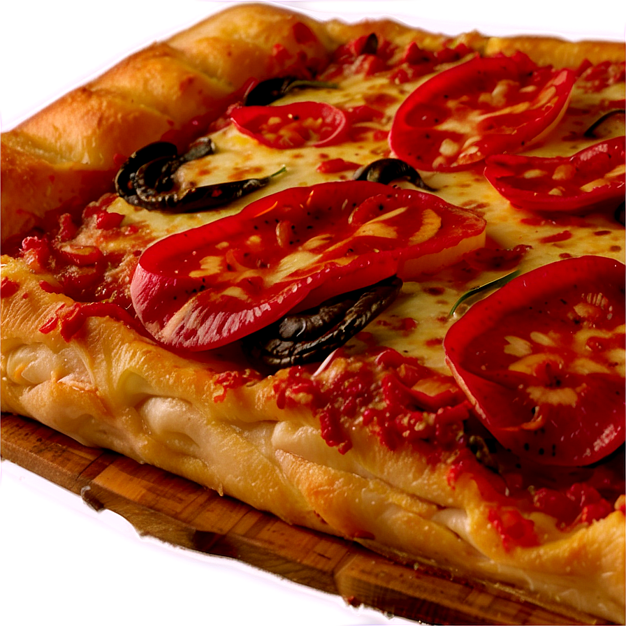 Sicilian Style Pizza Png Riv4 PNG Image