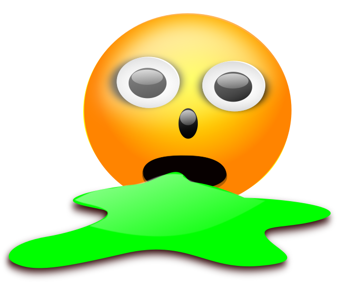 Sick_ Emoji_ Vomiting_ Green PNG Image