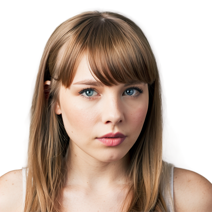 Side Bangs Hairstyles Png Hmp PNG Image