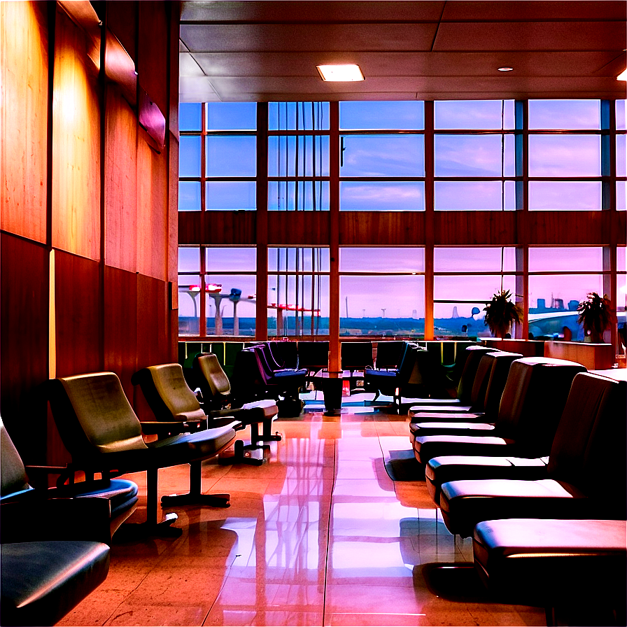 Silent Airport Lounge Area Png 06112024 PNG Image