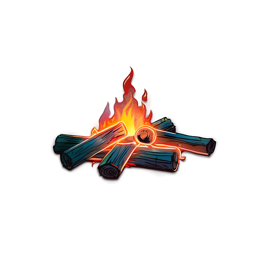 Silent Anime Campfire Png Nhw45 PNG Image