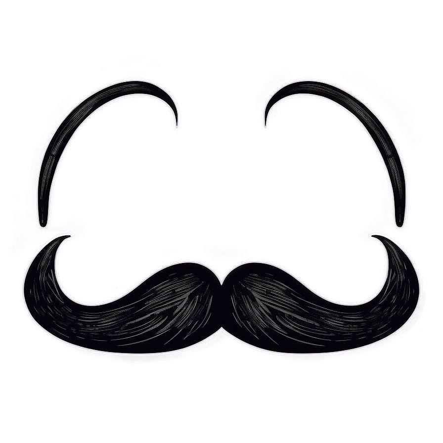 Silent Film Star Mustache Png Ine51 PNG Image